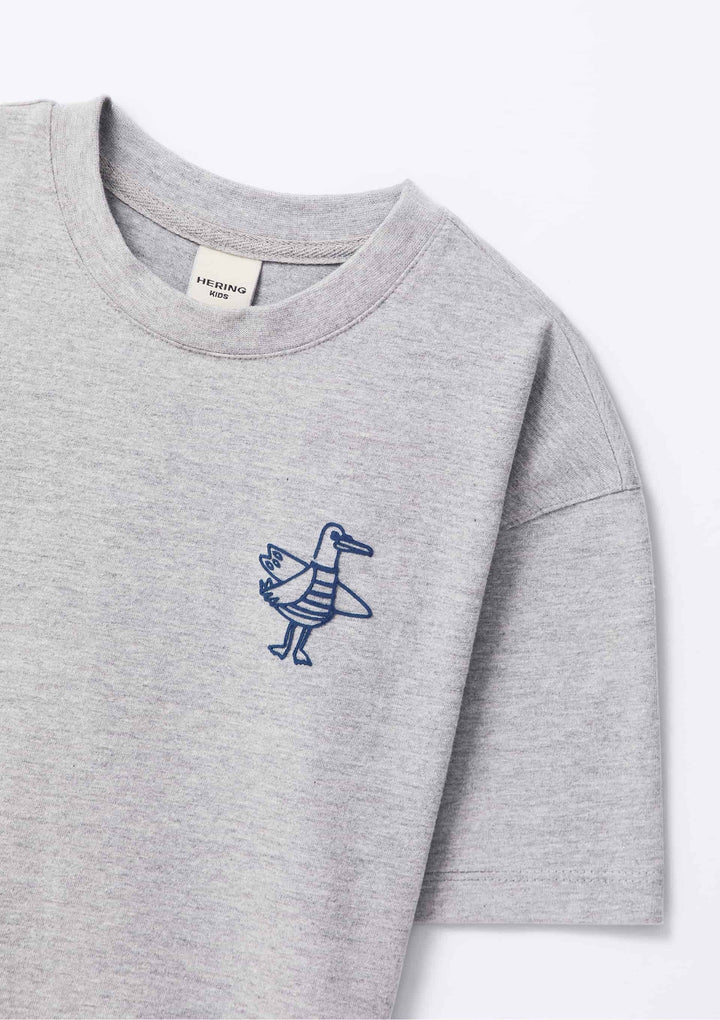 HERING NIÑO TSHIRT CINZA MESCLA