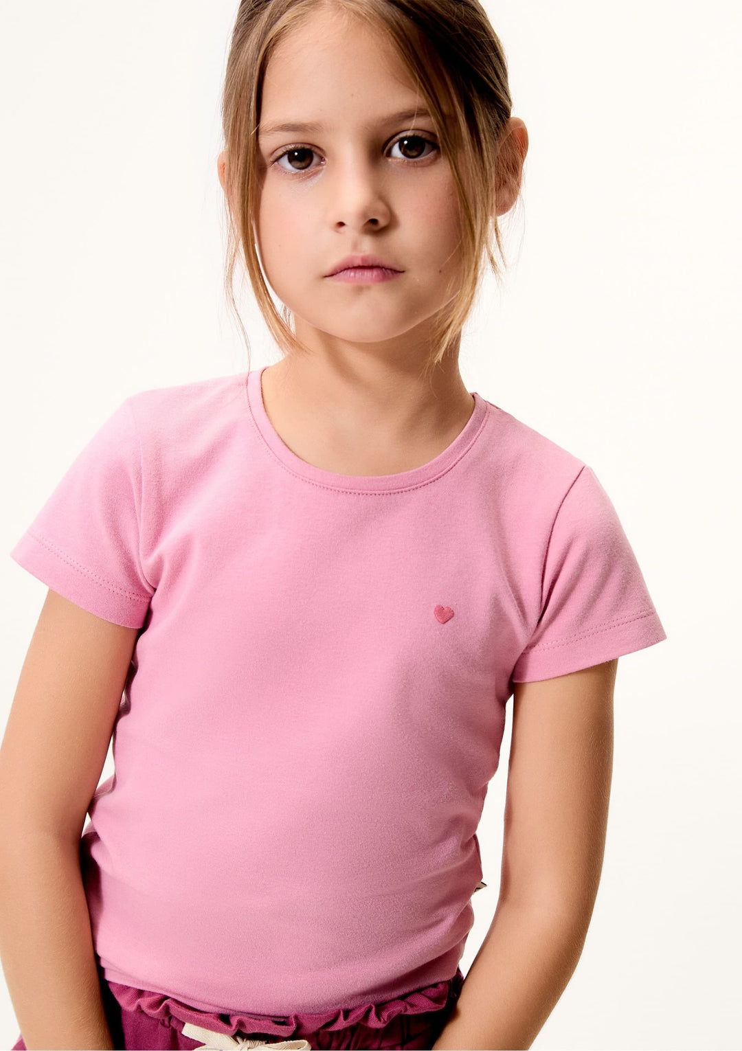 HERING NIÑA BLUSA ROSA CLARO