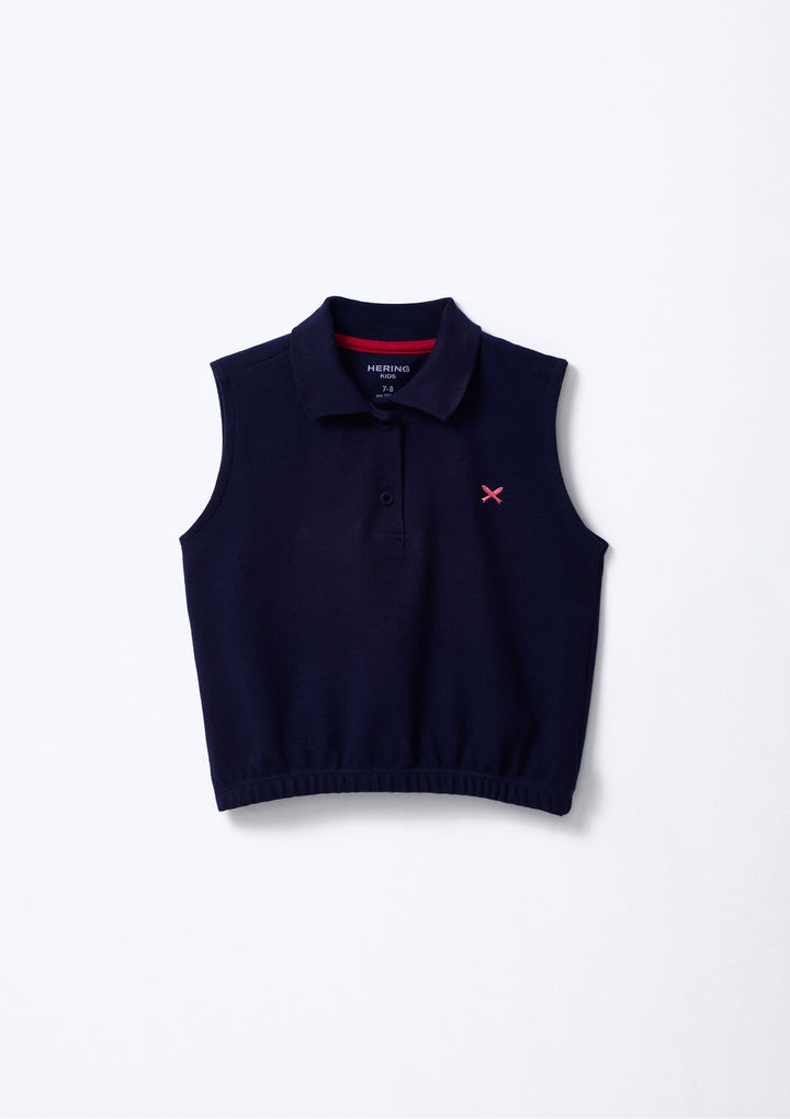 HERING NIÑA POLO AZUL ESCURO