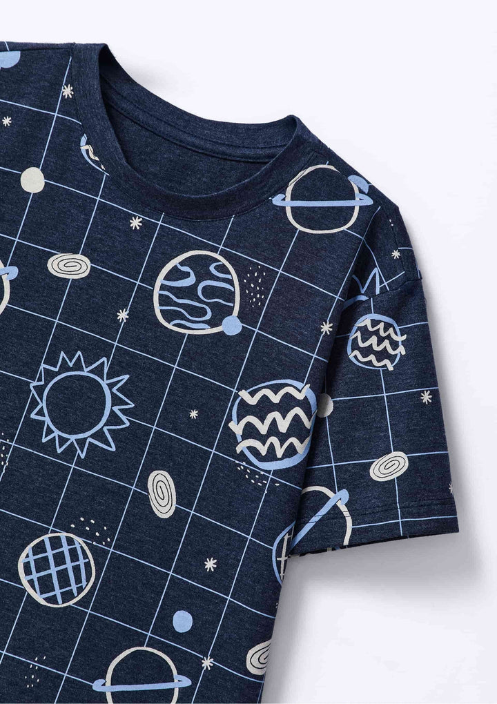 HERING NIÑO PIJAMA AZUL ESCURO