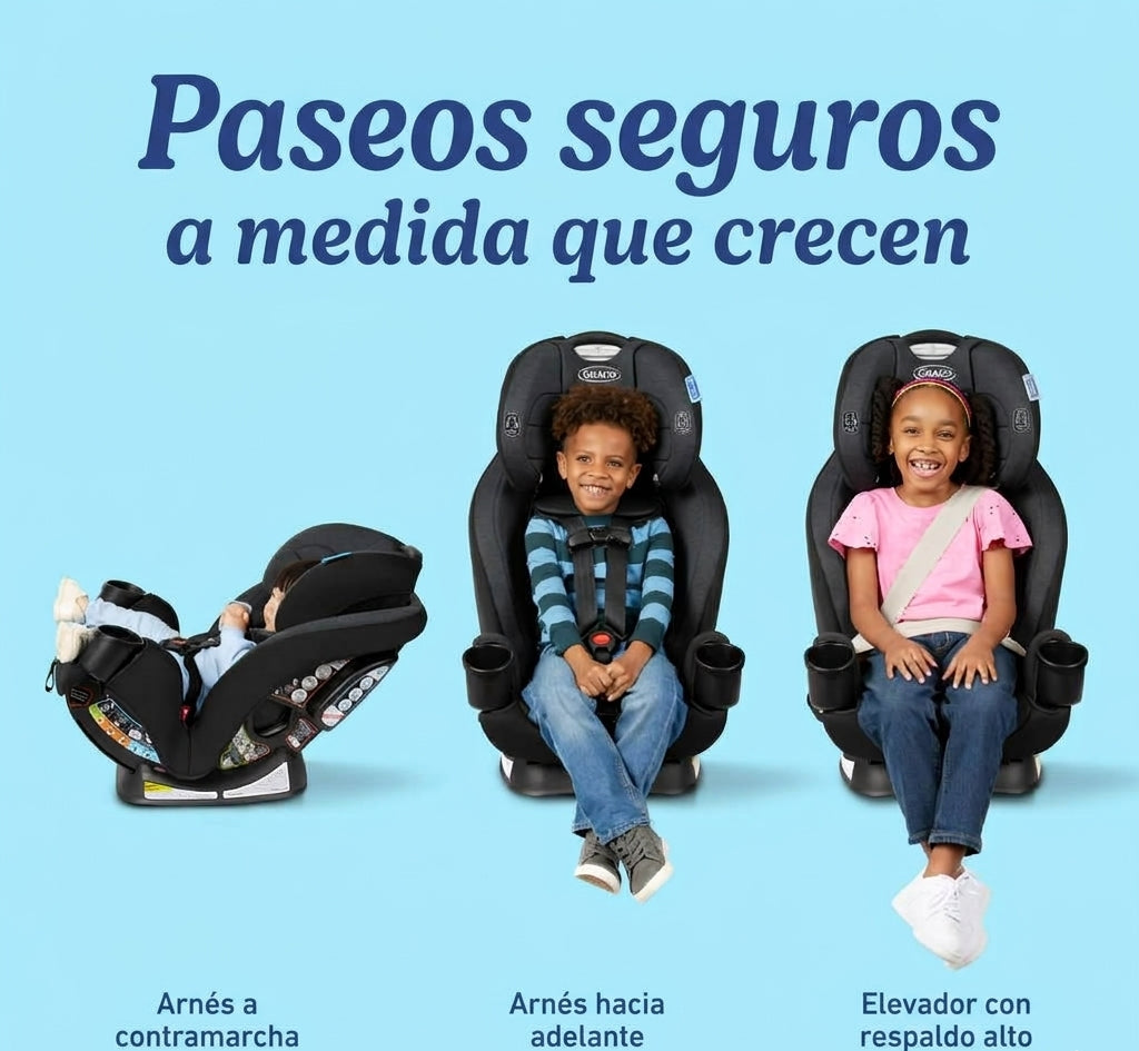 Graco Silla de Carro Triogrow Snuglock 3 en 1