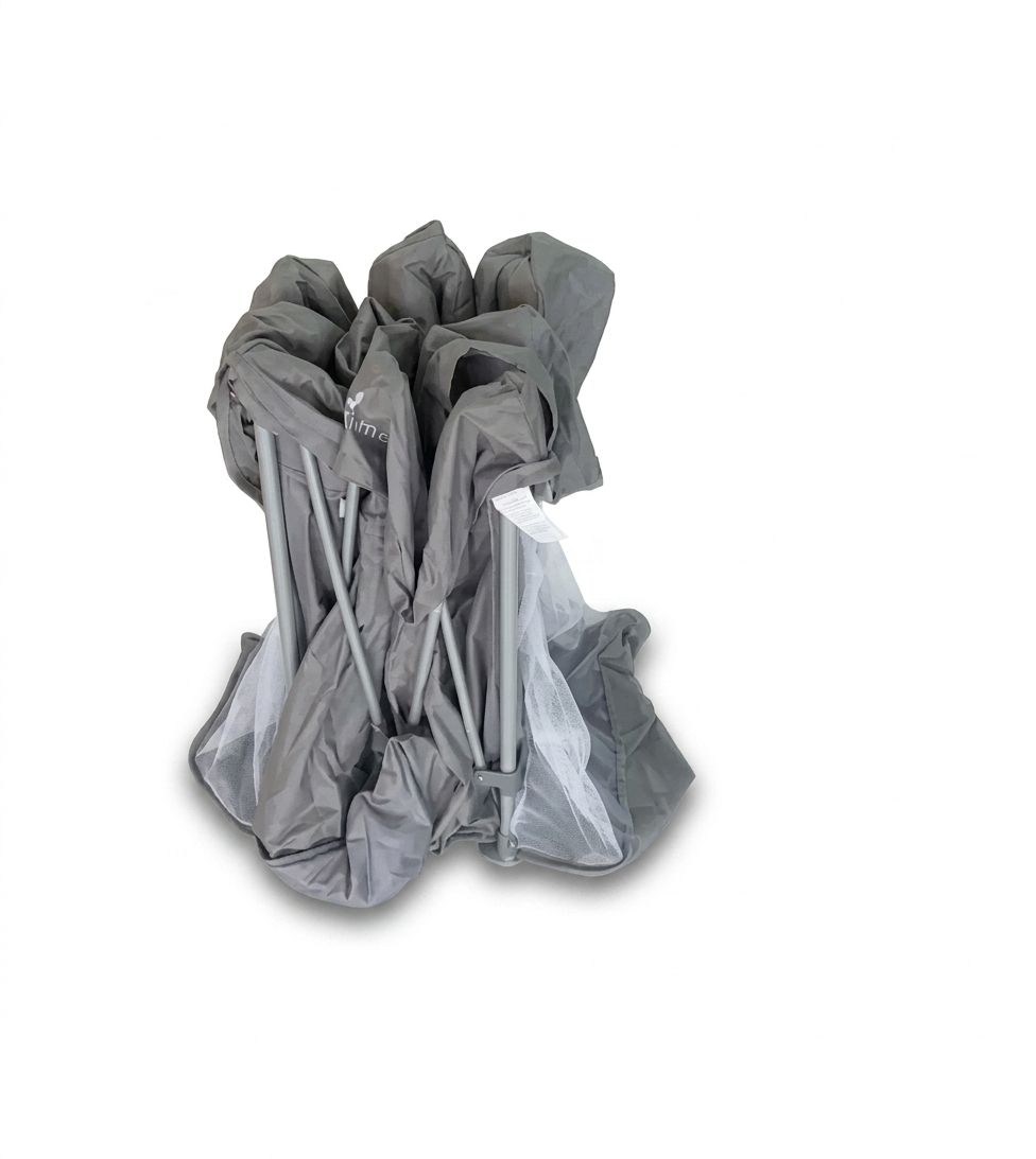 PREMIUM BABY CORRAL GRIS EASY FOLD 110 X 110 X 74 CM