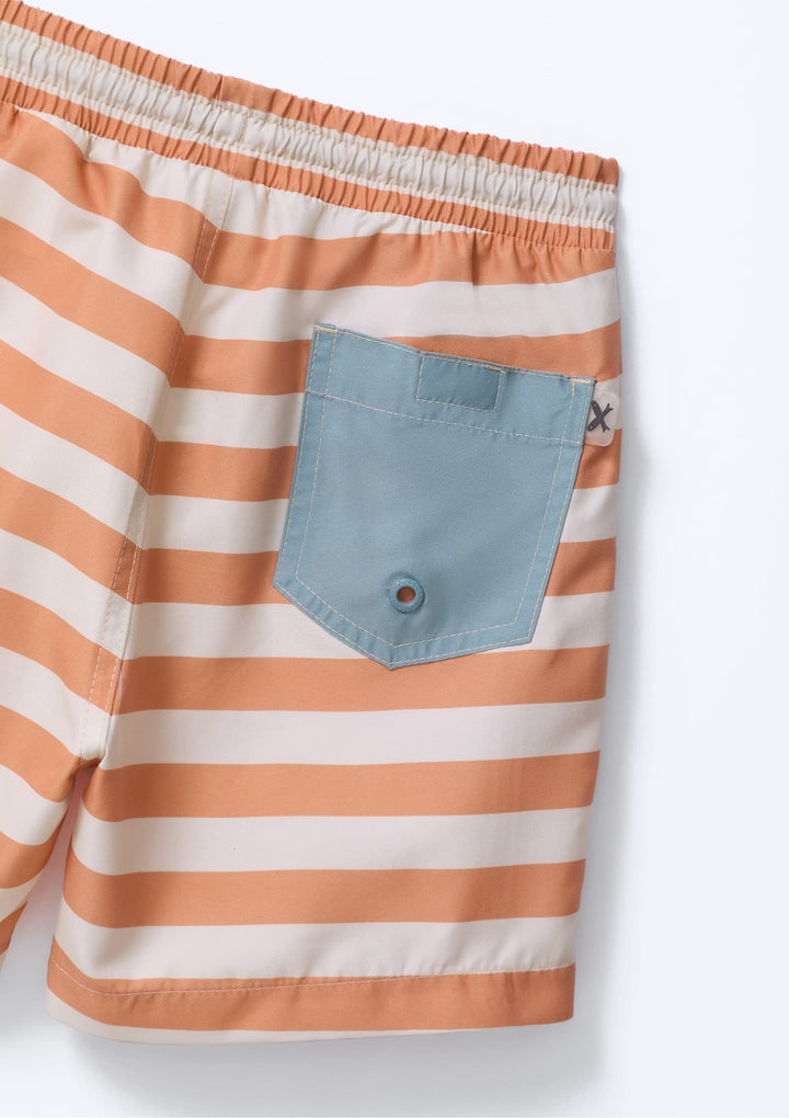 HERING NIÑO SHORT LARANJA CLARO
