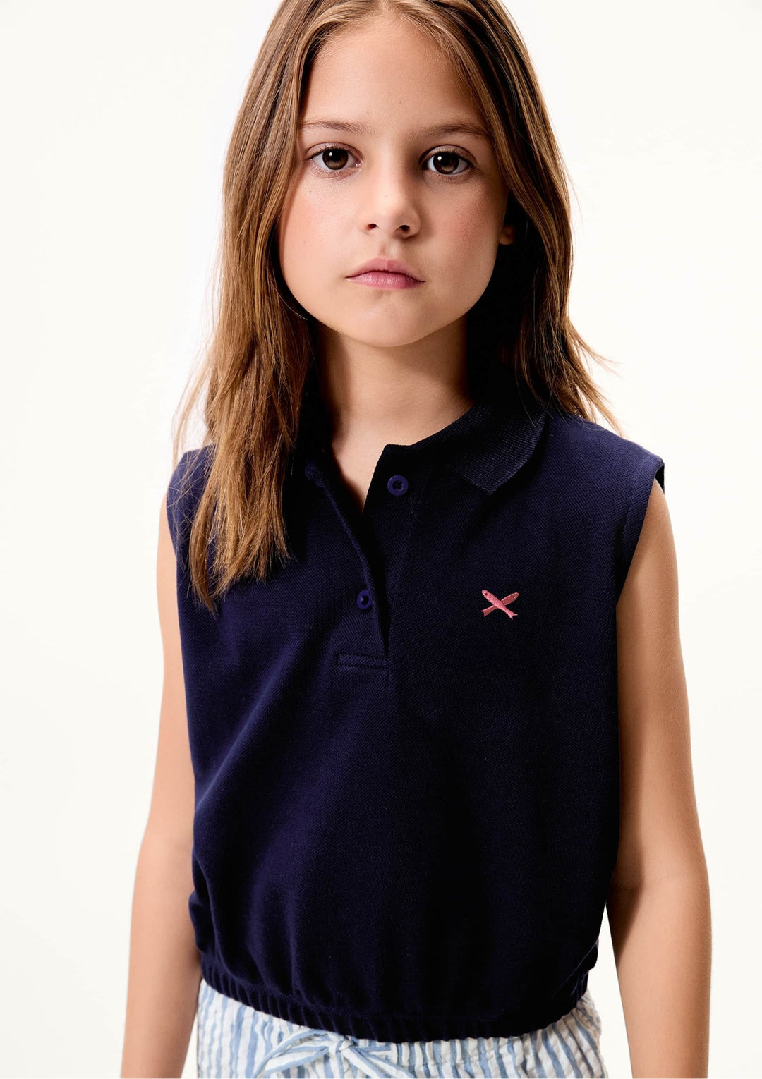 HERING NIÑA POLO AZUL ESCURO