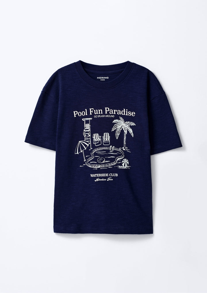 HERING NIÑO TSHIRT AZUL ESCURO