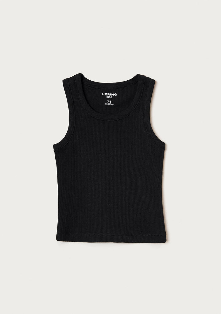 HERING NIÑA CAMISETA NEGRO