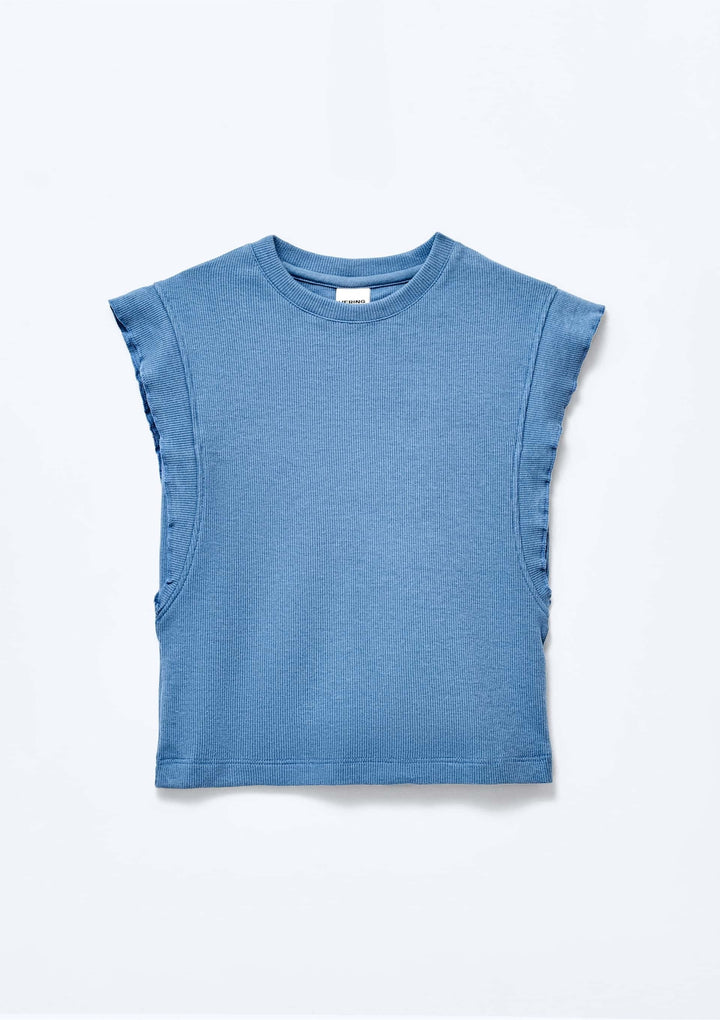 HERING NIÑA BLUSA AZUL MEDIO