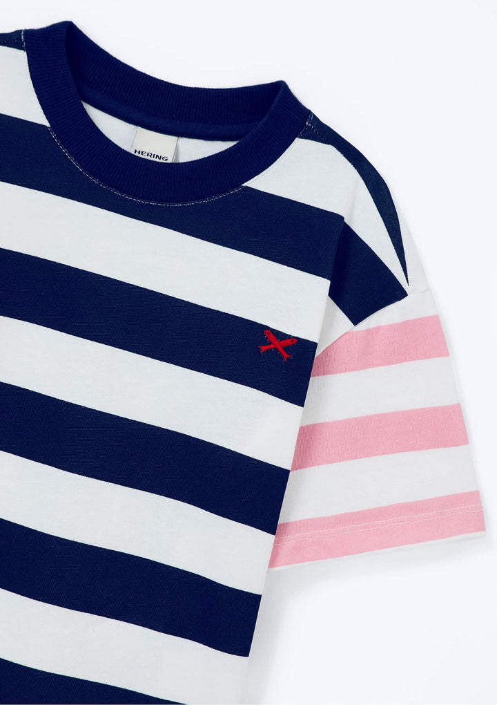 HERING NIÑA TSHIRT AZUL ESCURO