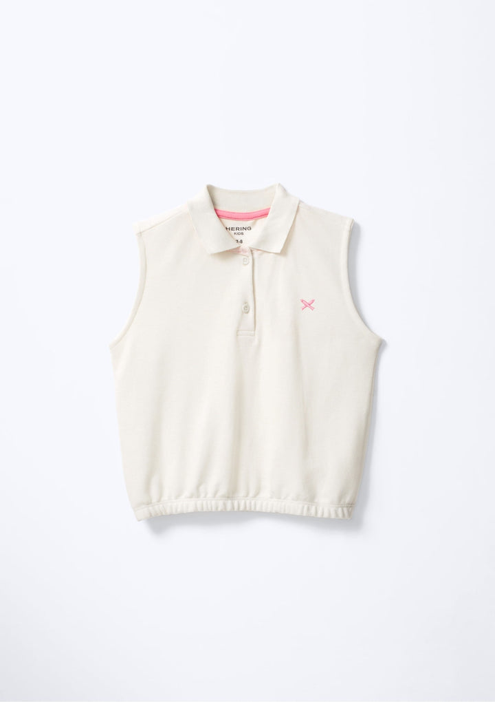 HERING NIÑA POLO OFF WHITE