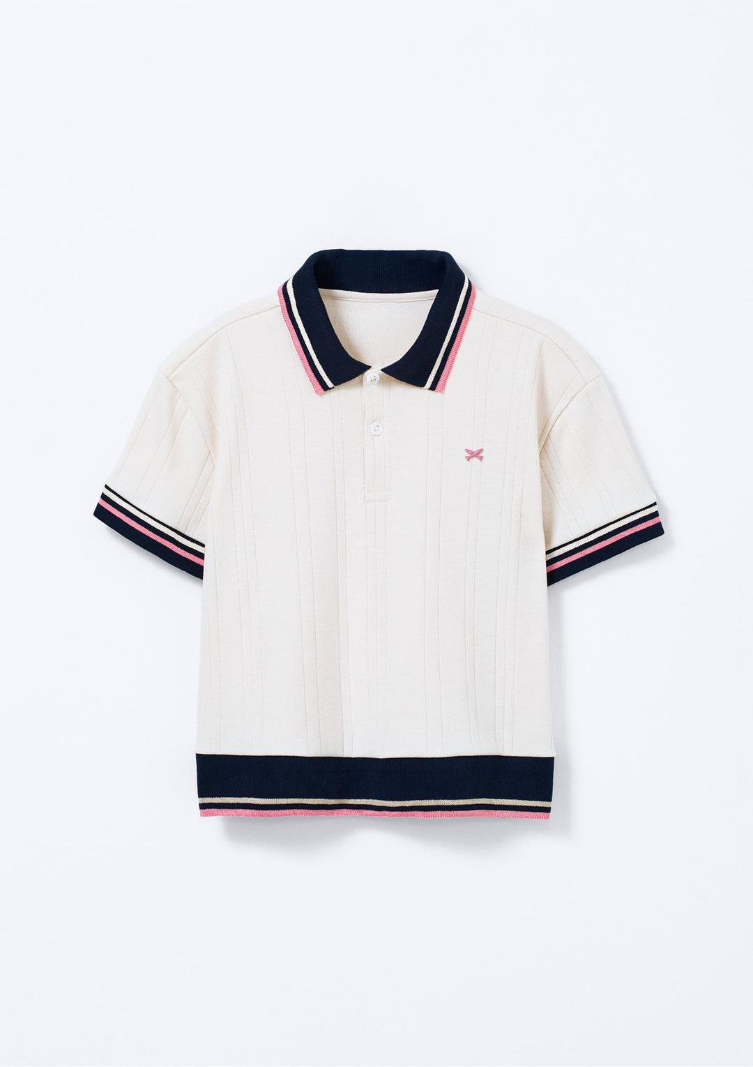 HERING NIÑA POLO OFF WHITE
