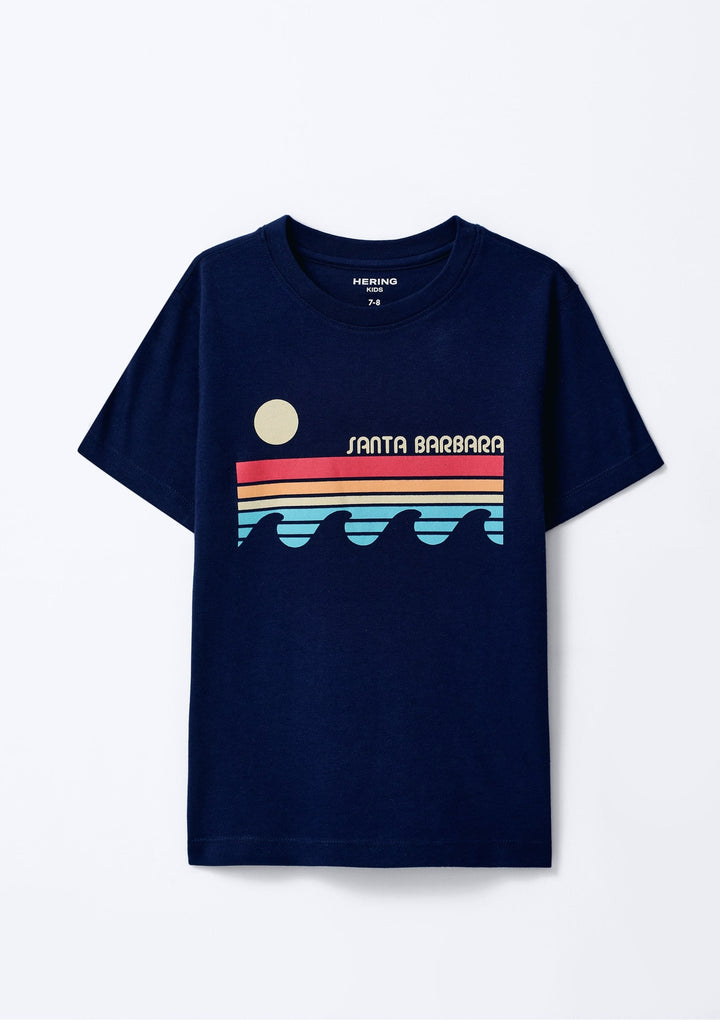 HERING NIÑO TSHIRT AZUL ESCURO