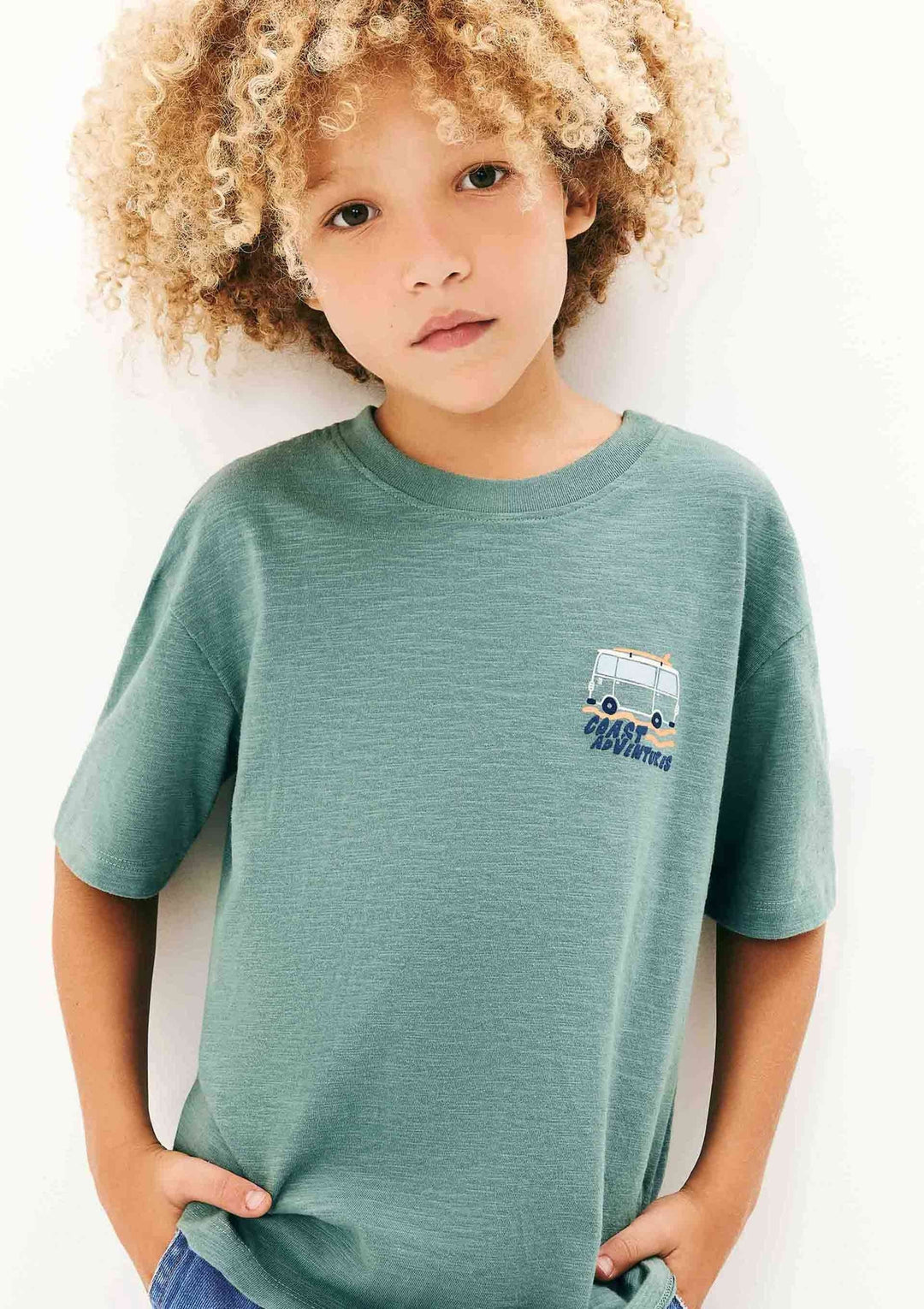 HERING NIÑO TSHIRT VERDE MEDIO