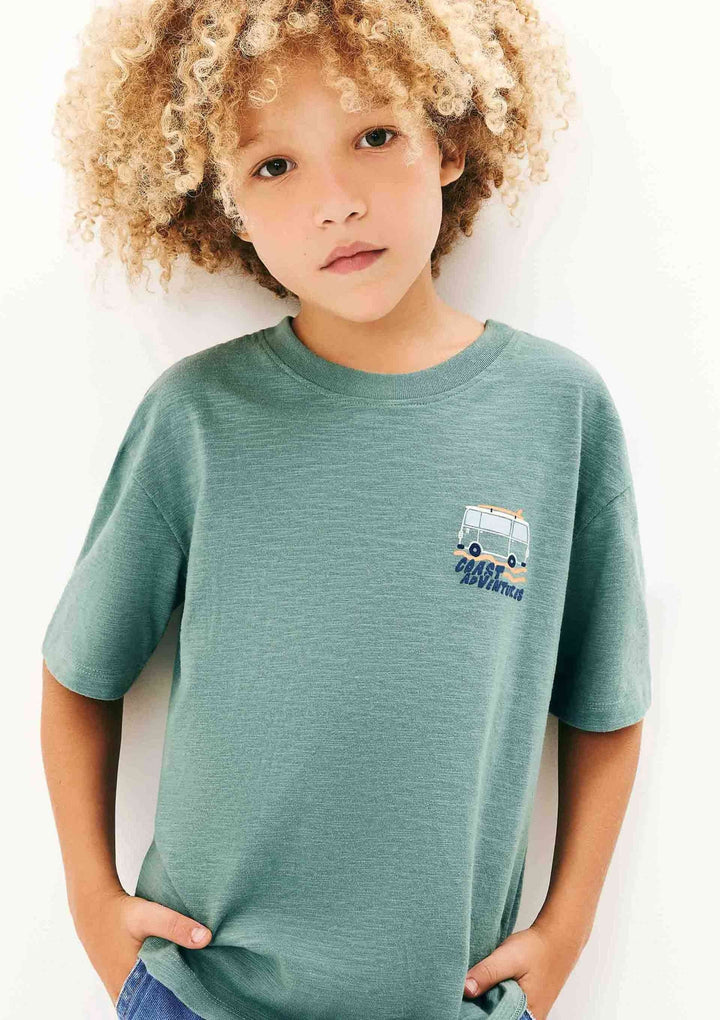 HERING NIÑO TSHIRT VERDE MEDIO