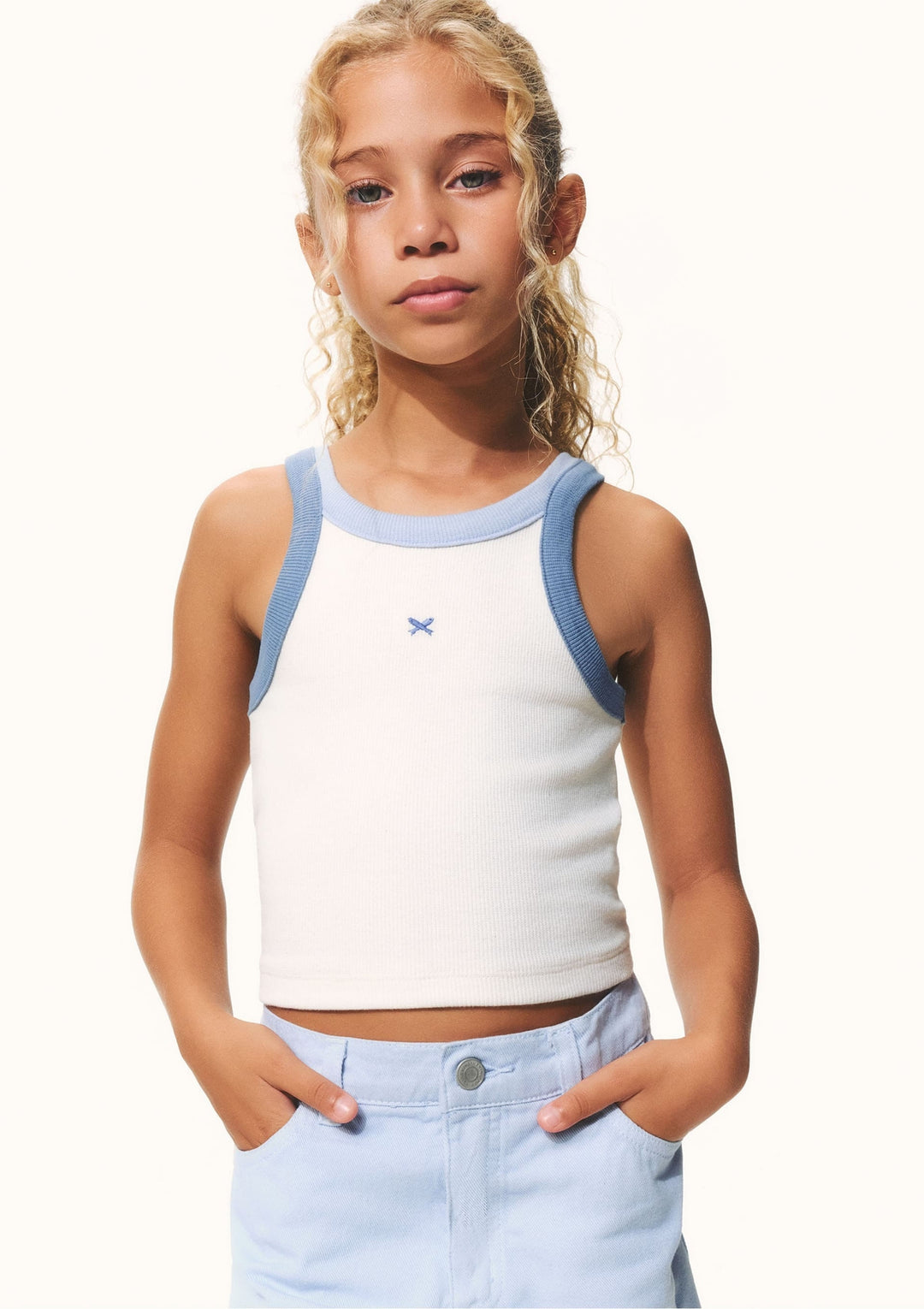 HERING NIÑA BLUSA CINZA MEDIO
