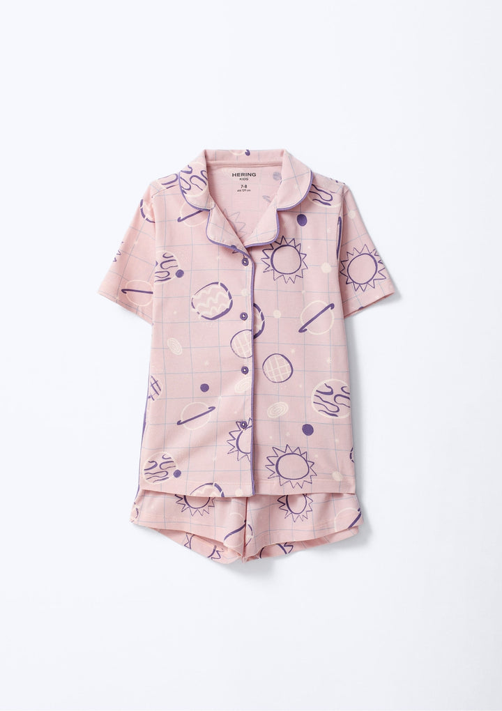 HERING NIÑA PIJAMA ROSA CLARO