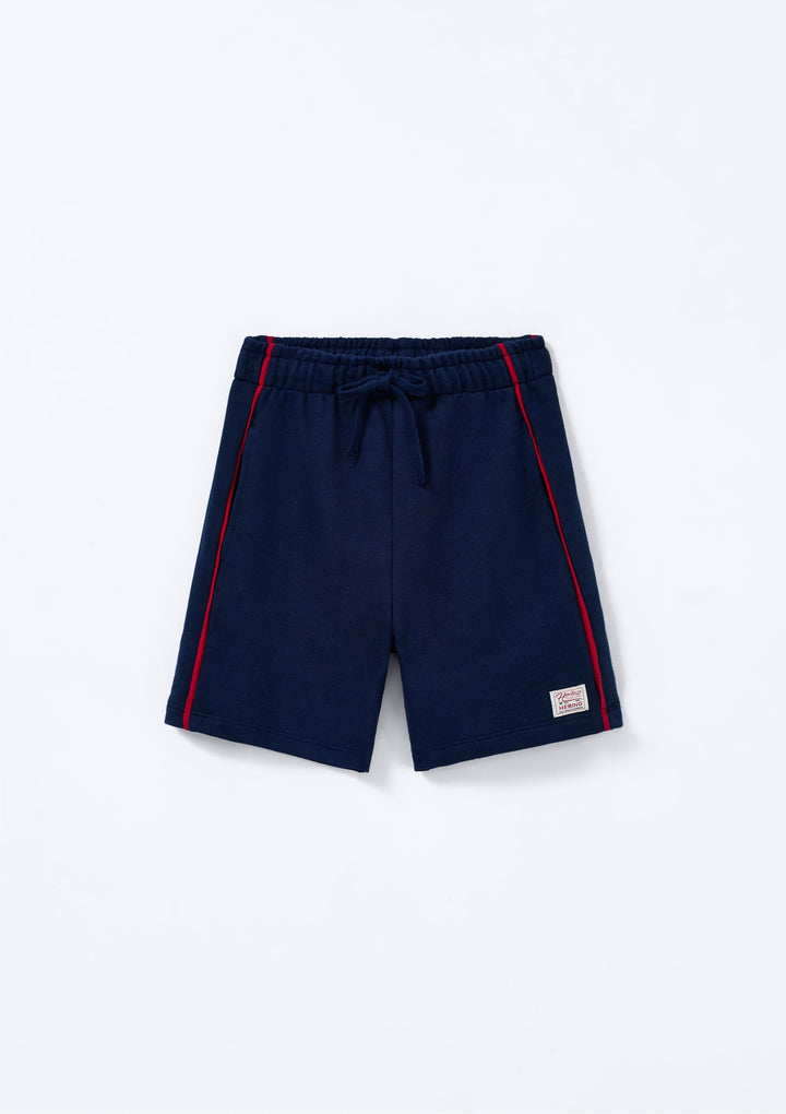 HERING NIÑO SHORT AZUL ESCURO