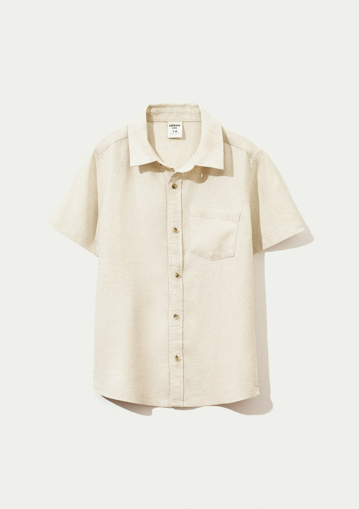 HERING NIÑO CAMISA CAQUI