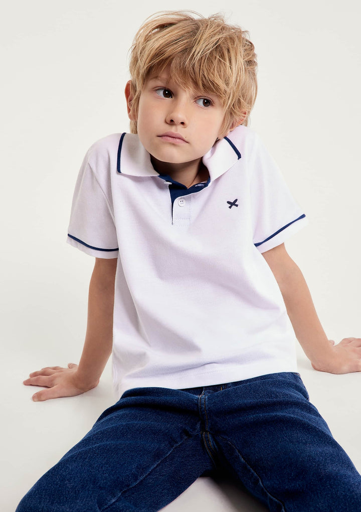 HERING NIÑO POLO OFF WHITE