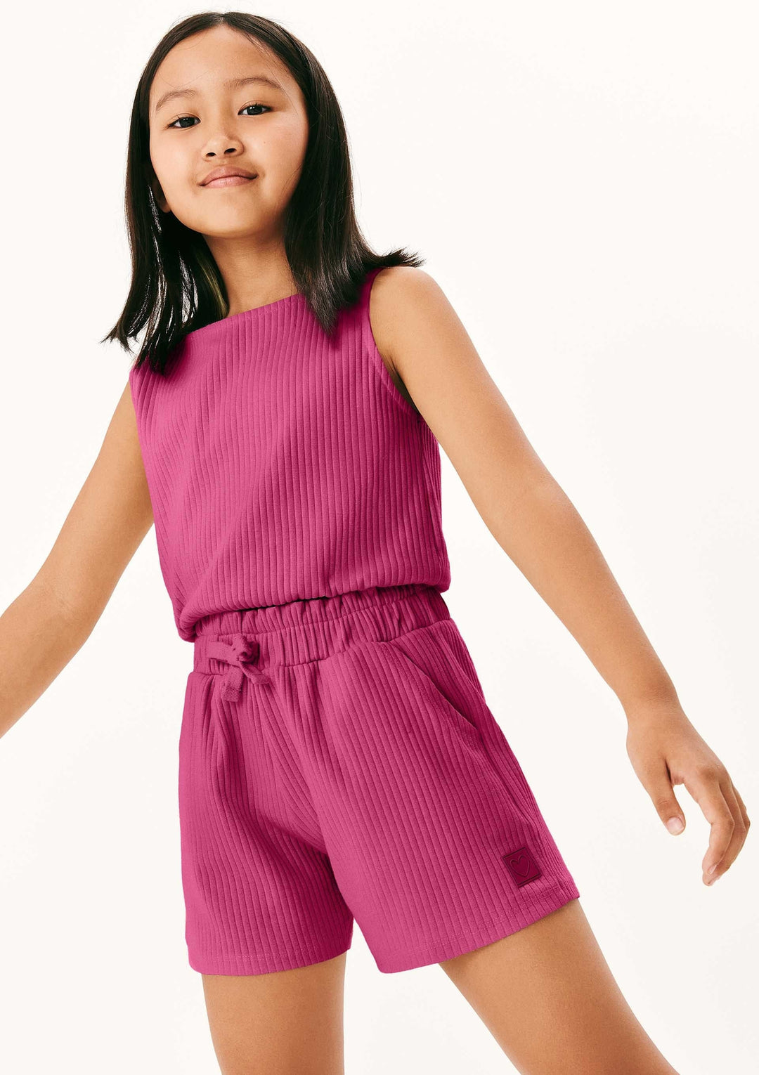 HERING NIÑA CONJ. DE SHORT ROSA