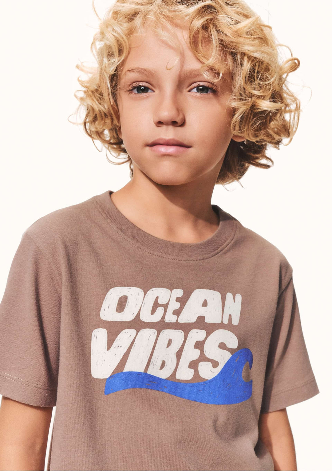 HERING NIÑO TSHIRT MARROM CLARO