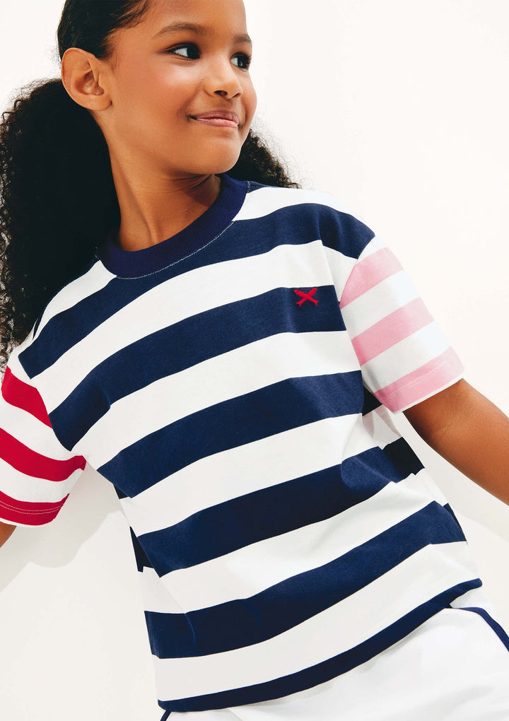 HERING NIÑA TSHIRT AZUL ESCURO