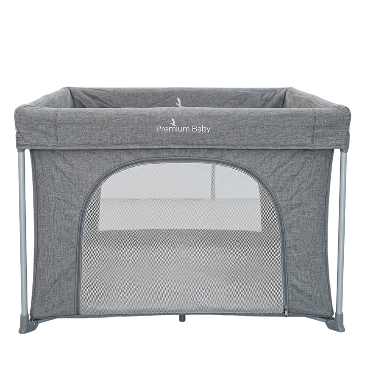 PREMIUM BABY CORRAL GRIS EASY FOLD 110 X 110 X 74 CM