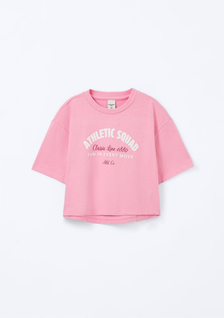 HERING NIÑA TSHIRT ROSA CLARO