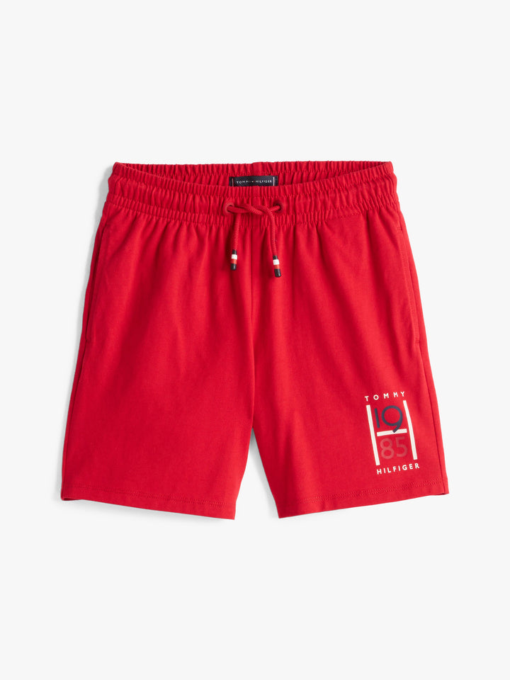 TOMMY HILFIGER NIÑO SHORT TH GRAPHIC PRIMARY RED