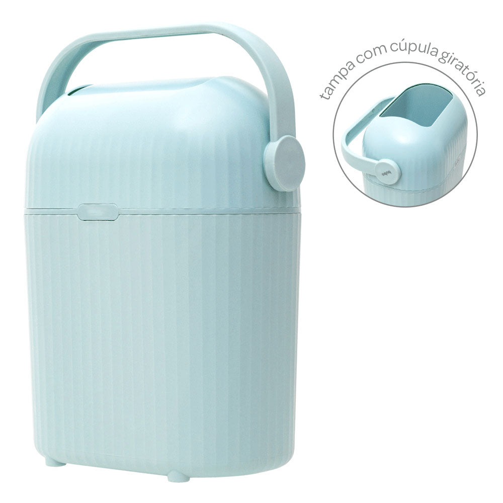 BUBA CUBO DE BASURA ANTIOLOR - AZUL