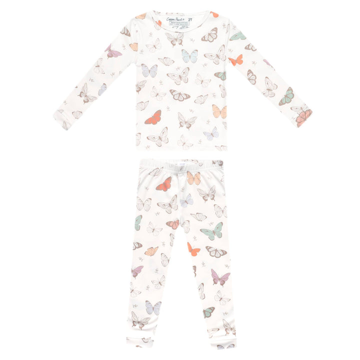 COPPER PEARL NIÑA PIJAMA MANGA LARGA LUNA 2PCS