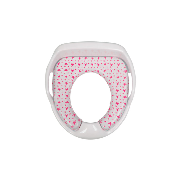 SEVI BEBE ADAPTADOR DE INODORO LUXURY TOILET SEAT ADAPTER - PINK STAR-ROSADO