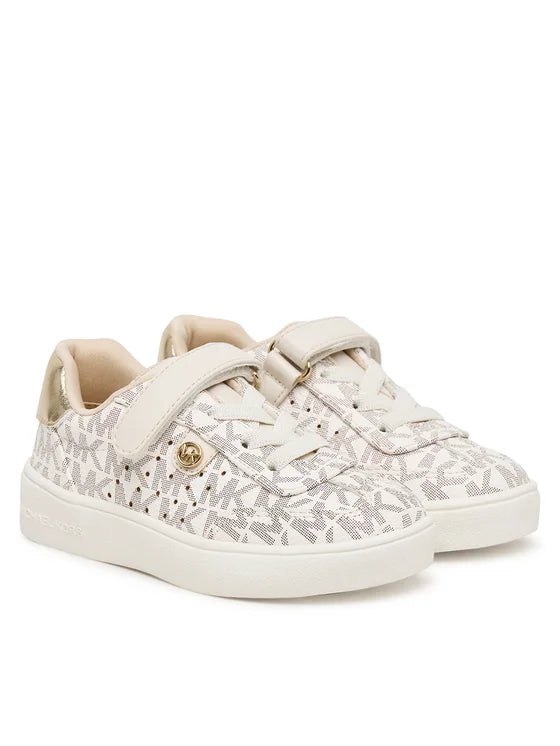 MICHAEL KORS NIÑA ZAPATILLA JEM SCOTTY PS VANILLA/PALE GOLD
