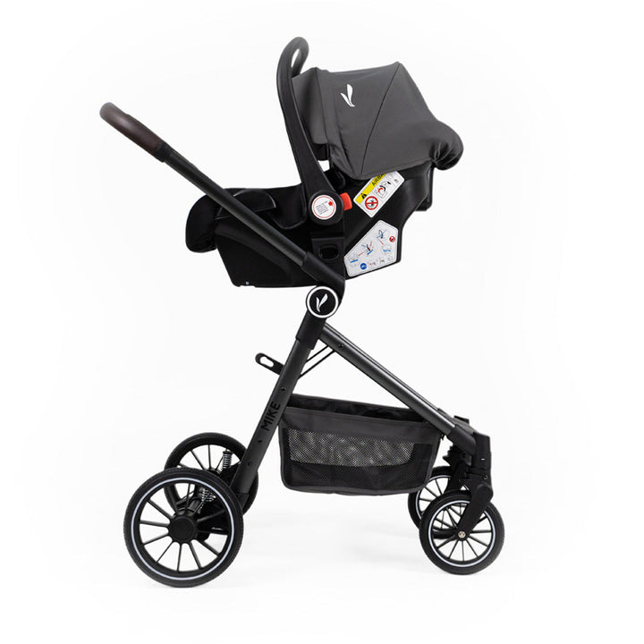 PREMIUM BABY COCHE PARA BEBE TRAVEL SYSTEM MIKE-TS GRIS
