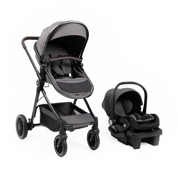PREMIUM BABY COCHE PARA BEBE TRAVEL SYSTEM MIKE-TS GRIS