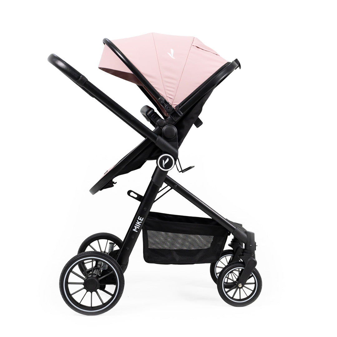 PREMIUM BABY COCHE PARA BEBE TRAVEL SYSTEM MIKE-TS ROSA