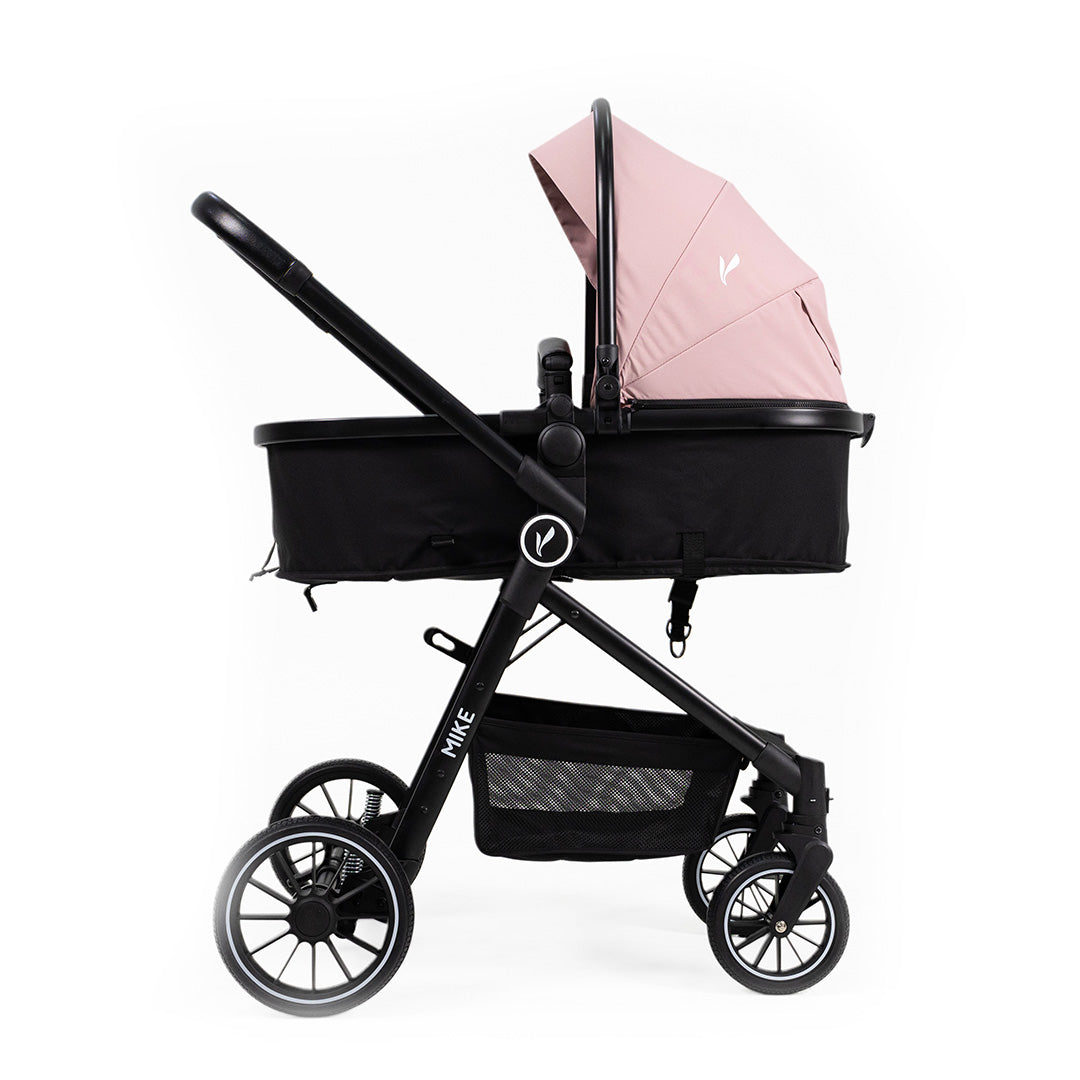 PREMIUM BABY COCHE PARA BEBE TRAVEL SYSTEM MIKE-TS ROSA