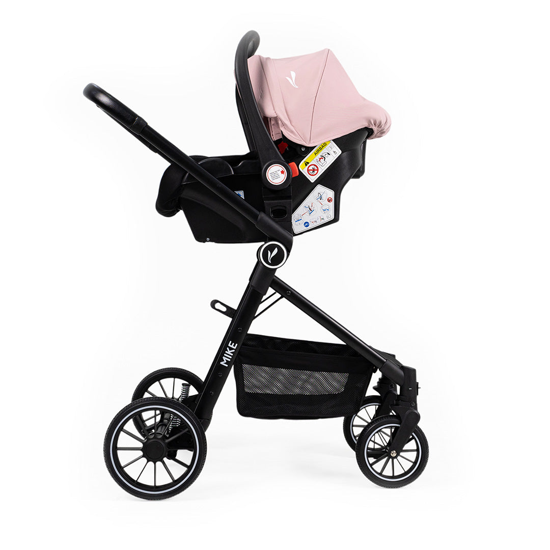 PREMIUM BABY COCHE PARA BEBE TRAVEL SYSTEM MIKE-TS ROSA