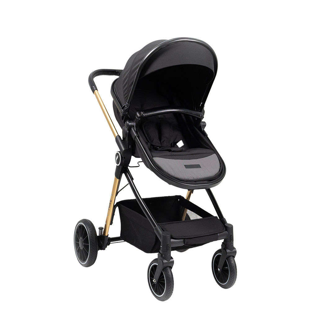 PREMIUM BABY COCHE PARA BEBE TRAVEL SYSTEM MIKE-TS GRIS & BLACK