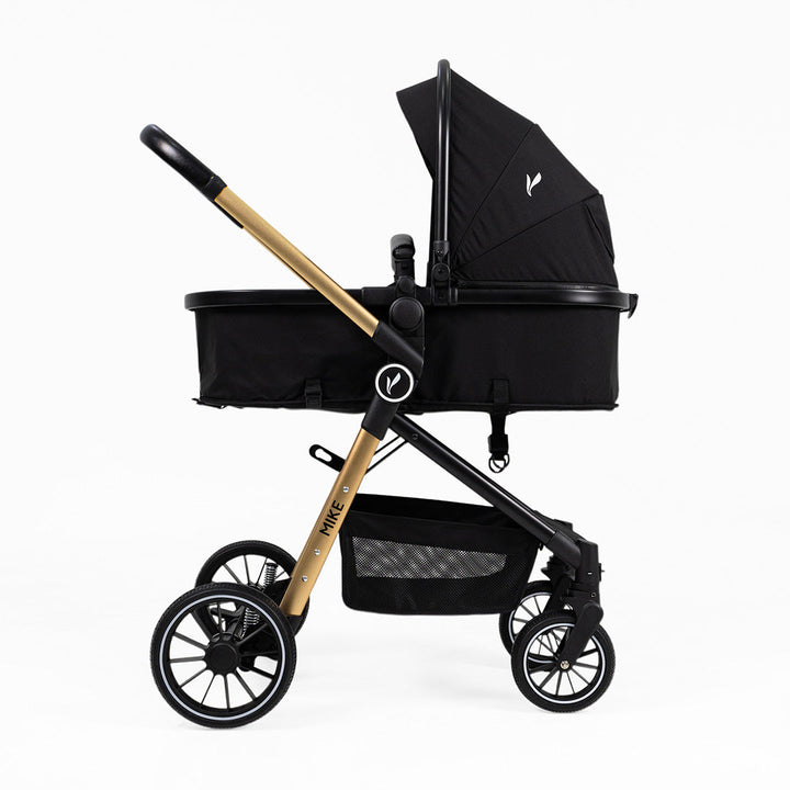 PREMIUM BABY COCHE PARA BEBE TRAVEL SYSTEM MIKE-TS GRIS & BLACK