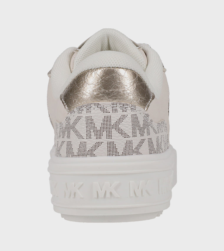 MICHAEL KORS NIÑA ZAPATILLA EMMET RUMI VANILLA/PALE GOLD