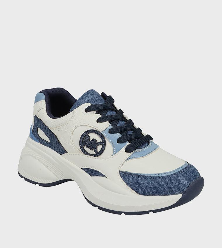 MICHAEL KORS NIÑA ZAPATILLA ZUMA WHITE /DENIM