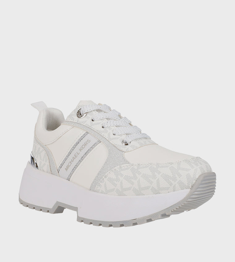 MICHAEL KORS NIÑA ZAPATILLA COSMO MEYERS WHITE /SILVER