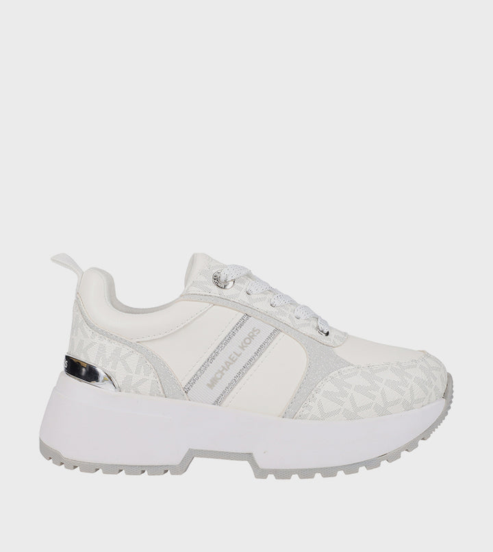 MICHAEL KORS NIÑA ZAPATILLA COSMO MEYERS WHITE /SILVER