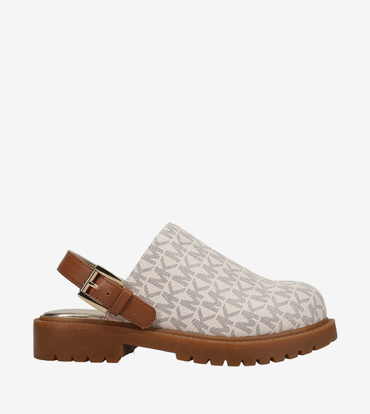 MICHAEL KORS NIÑA ZAPATO COSETTA CLOG VANILLA LOGO