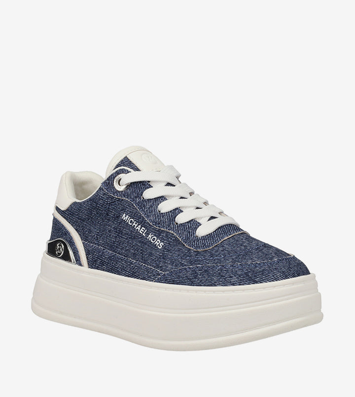 MICHAEL KORS NIÑA ZAPATILLA HAYES DENIM/WHITE NAPPA
