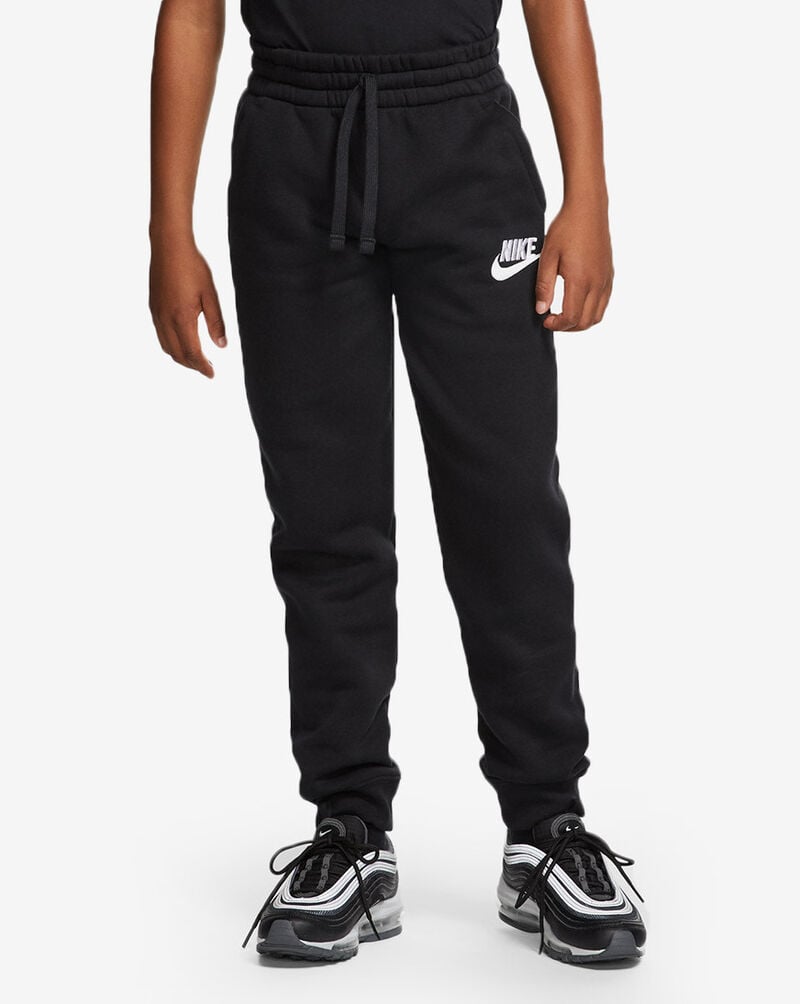 NIKE NIÑO PANTALON JOGGER CLUB FLC BLACK/WHITE