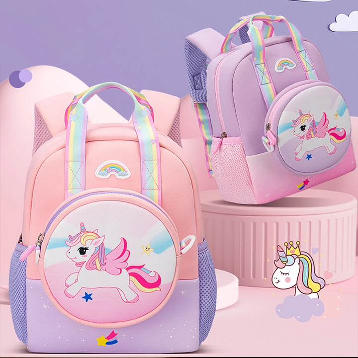 Wolfy Mochila Unicorn Lila