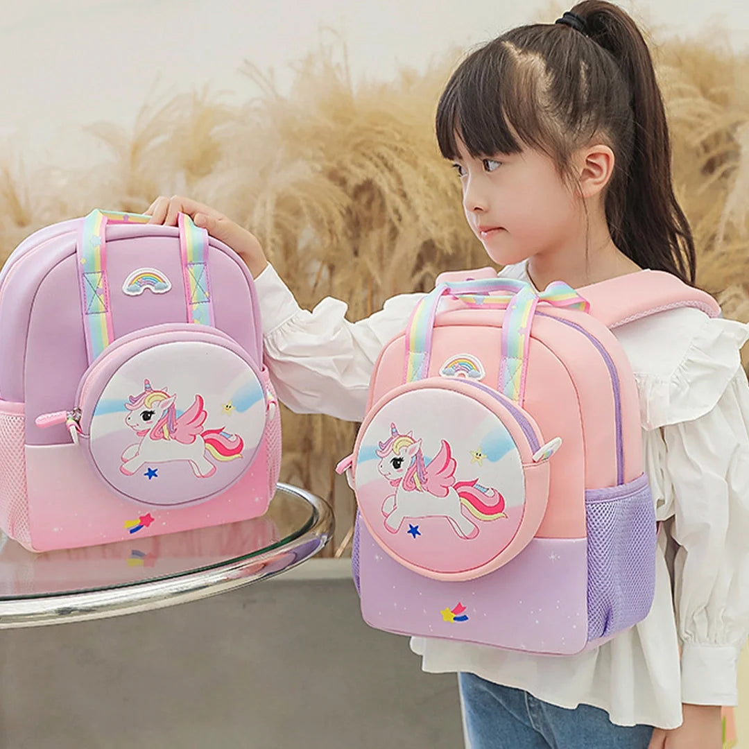 Wolfy Mochila Unicorn Lila