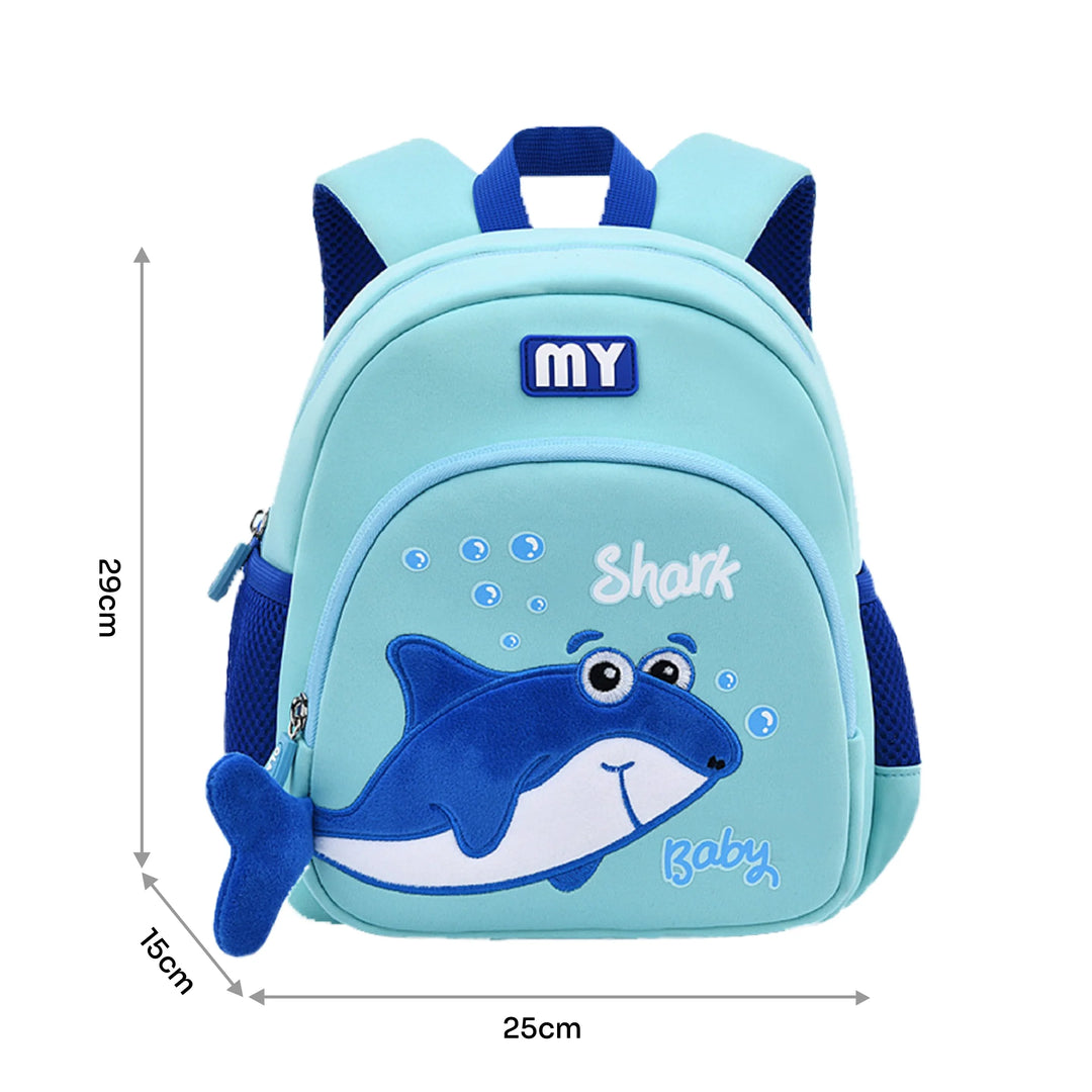 Wolfy Mochila Shark Celeste