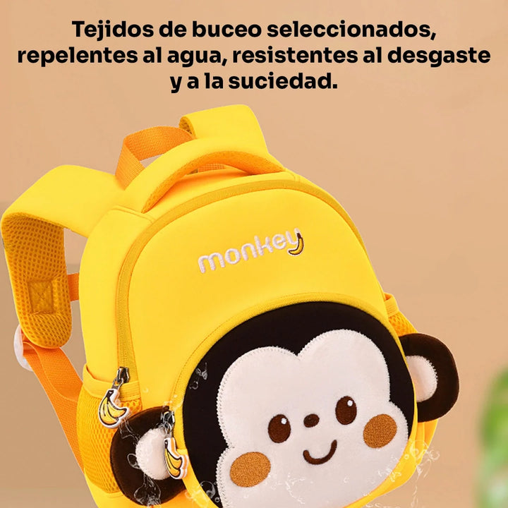 Wolfy Mochila Monkey Amarillo